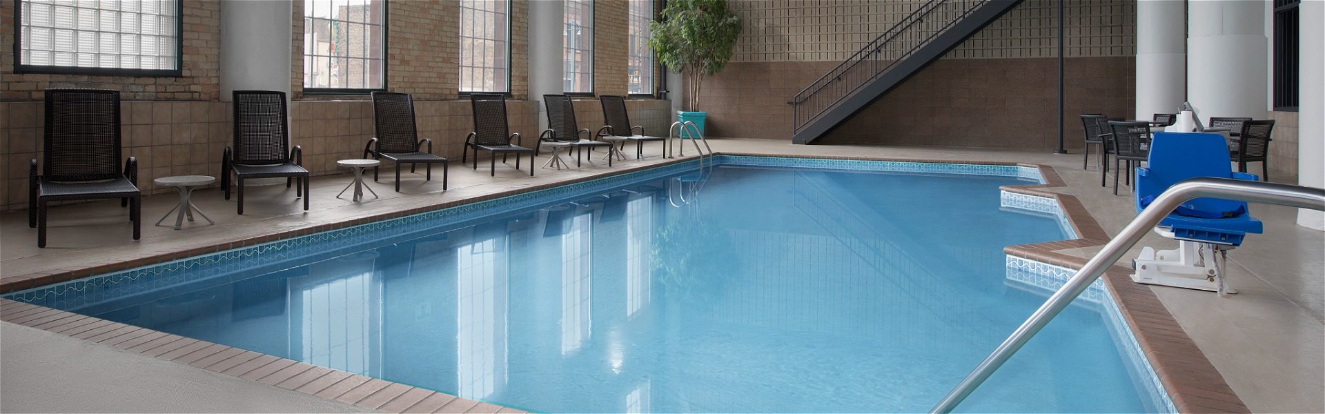 Indoor Pool and Seating